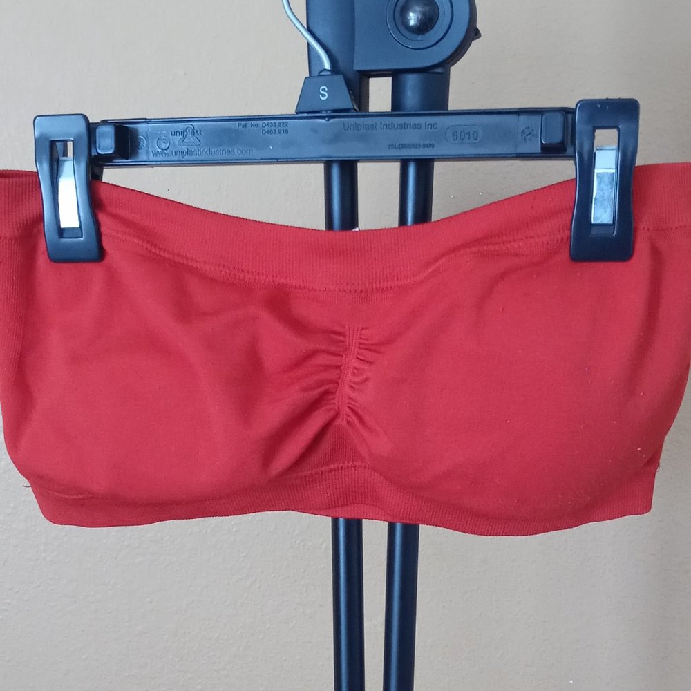 Womens Casual Red Bandeau